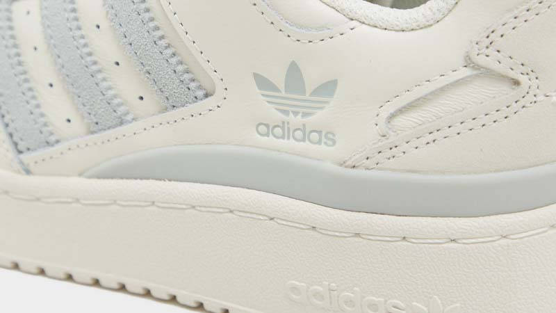 adidas Forum Bold Stripes Cream Closeup