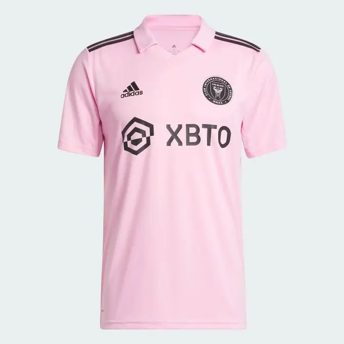 adidas Inter Miami CF 22-23 Messi 10 Home Jersey True Pink Mockup Front