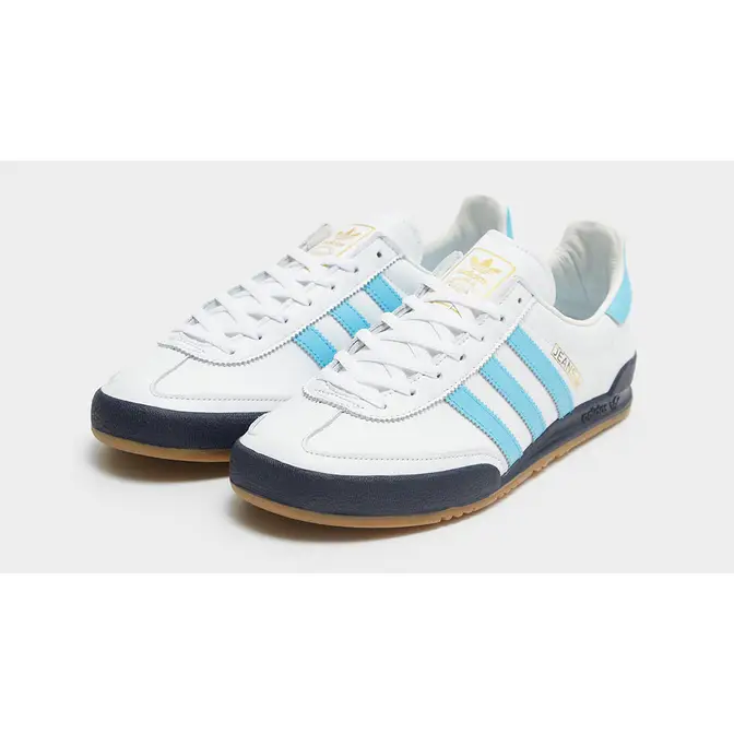 adidas Jeans White Bright Cyan IE9976 Front