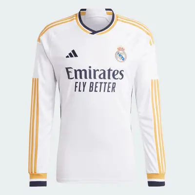 adidas Real Madrid 23/24 Long Sleeve Home Jersey | Where To Buy ...