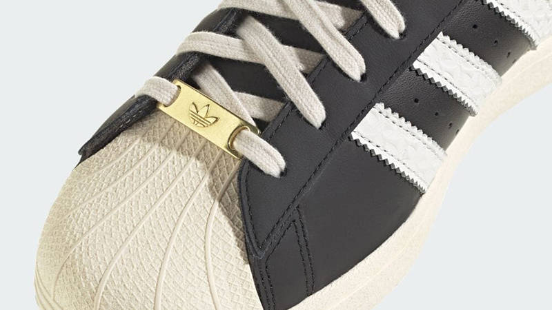 adidas Superstar Core Black Cream White ID4676 Detail