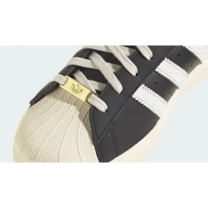 adidas Superstar Core Black Cream White ID4676 Detail