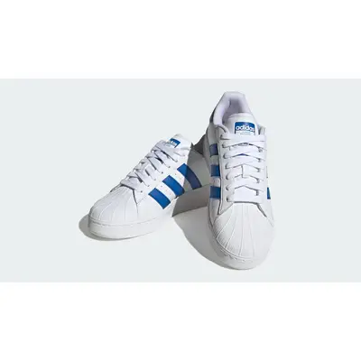 adidas Superstar XLG White Blue IF8068 Front