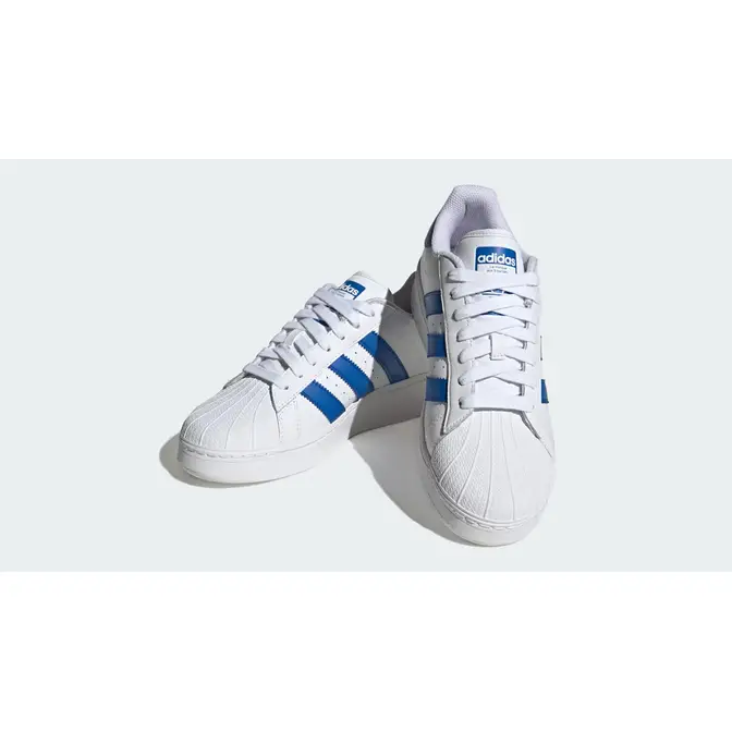 adidas Superstar XLG White Blue IF8068 Front