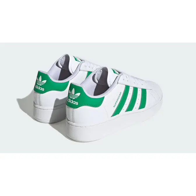 adidas Superstar XLG White Green IF8069 Back