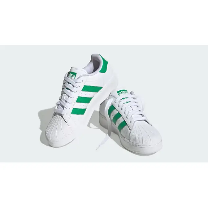 adidas Superstar XLG White Green IF8069 Front