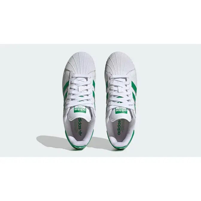 adidas Superstar XLG White Green IF8069 Top