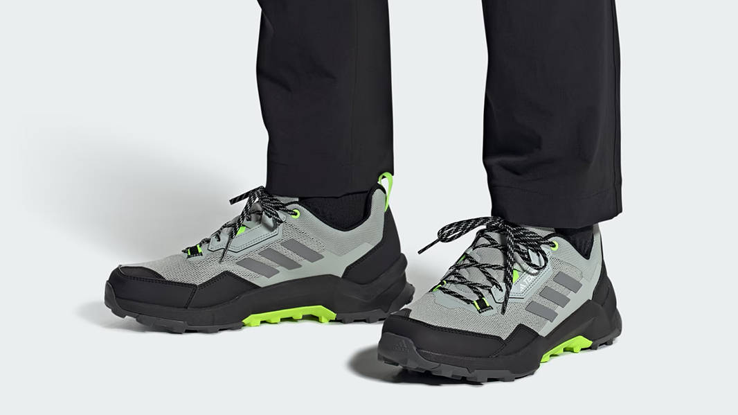 adidas Terrex AX4 Silver Grey IF4868 on feet