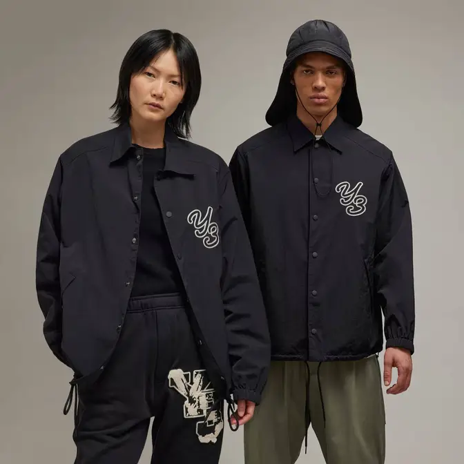 adidas Y 3 Logo Coach Jacket Where To Buy IQ2137 The Sole