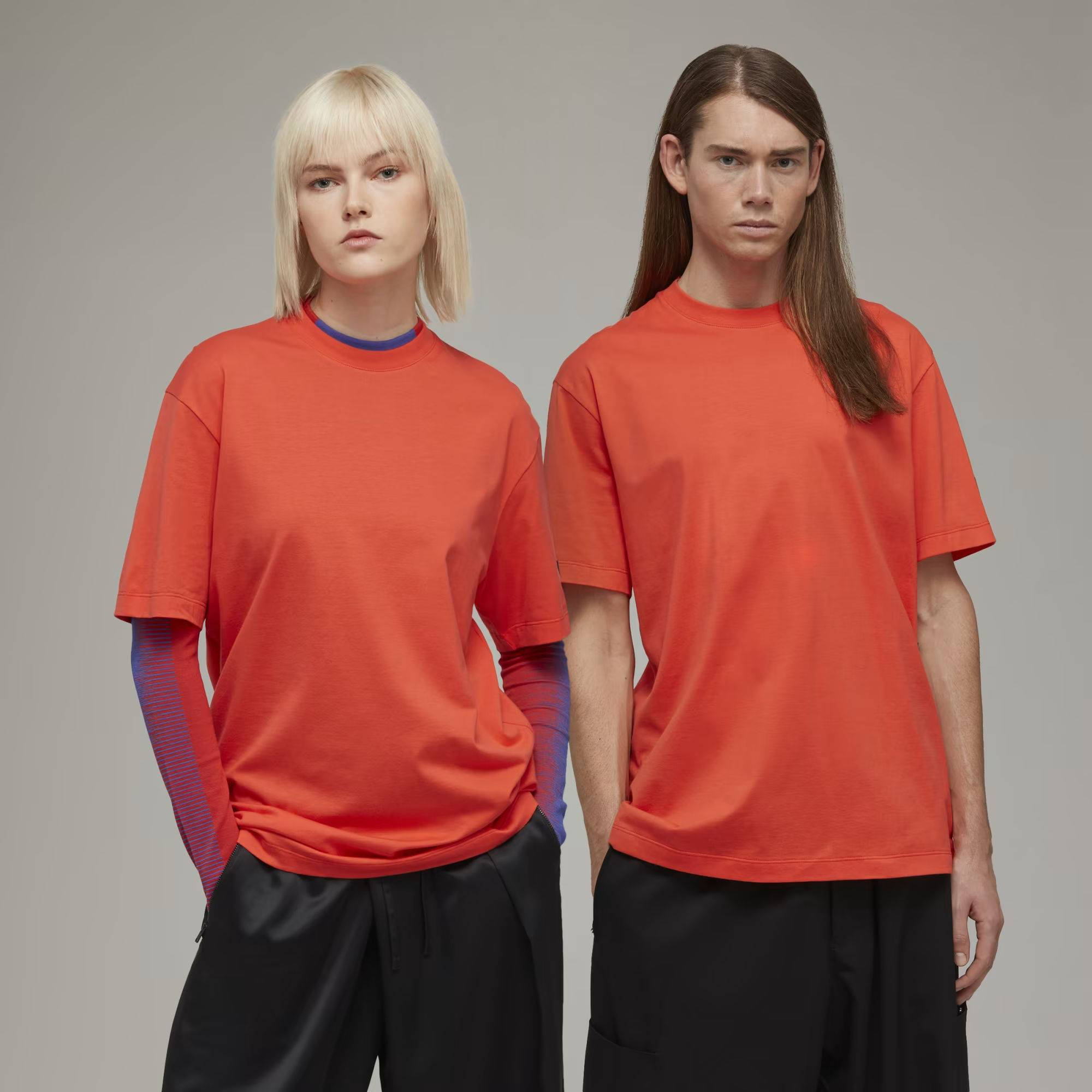adidas Y-3 Relaxed T-shirt Semi Solar Red Feature