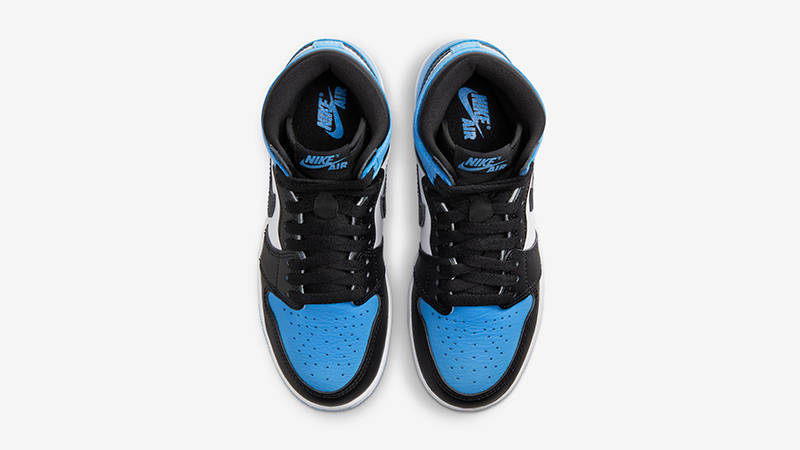 Air Jordan 1 High GS UNC Toe FD1437-400 Top