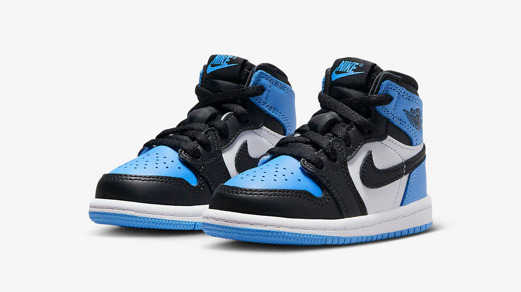 Air Jordan 1 High Toddler UNC Toe FD1413-400 Front