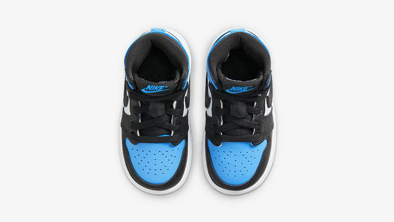 Air Jordan 1 High Toddler UNC Toe FD1413-400 Top
