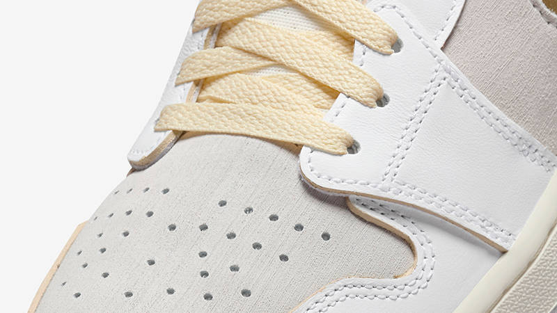Air Jordan 1 High Zoom CMFT 2 White Grey Gold DV1307-107 Detail