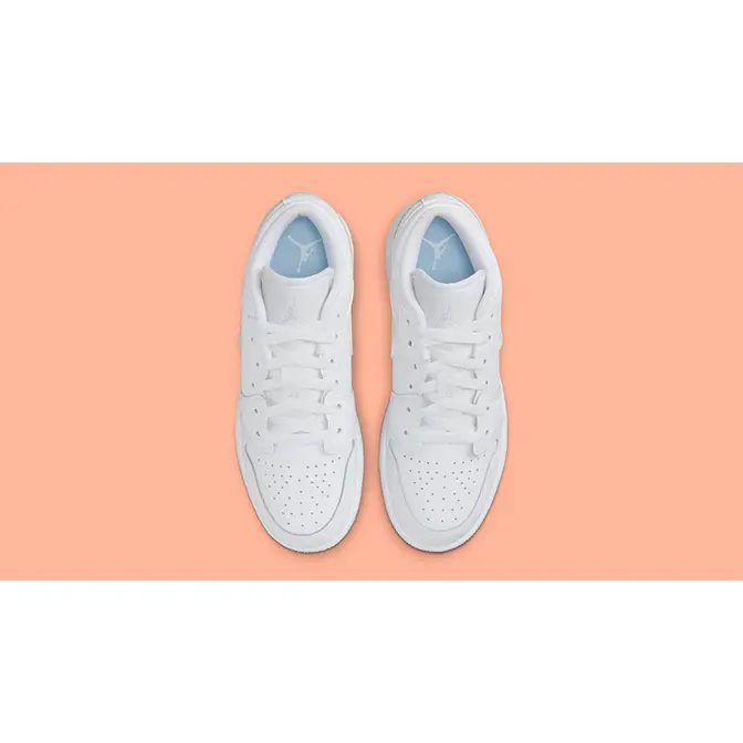 Air Jordan 1 Low GS White Iridescent Glitter Where To Buy FQ9112