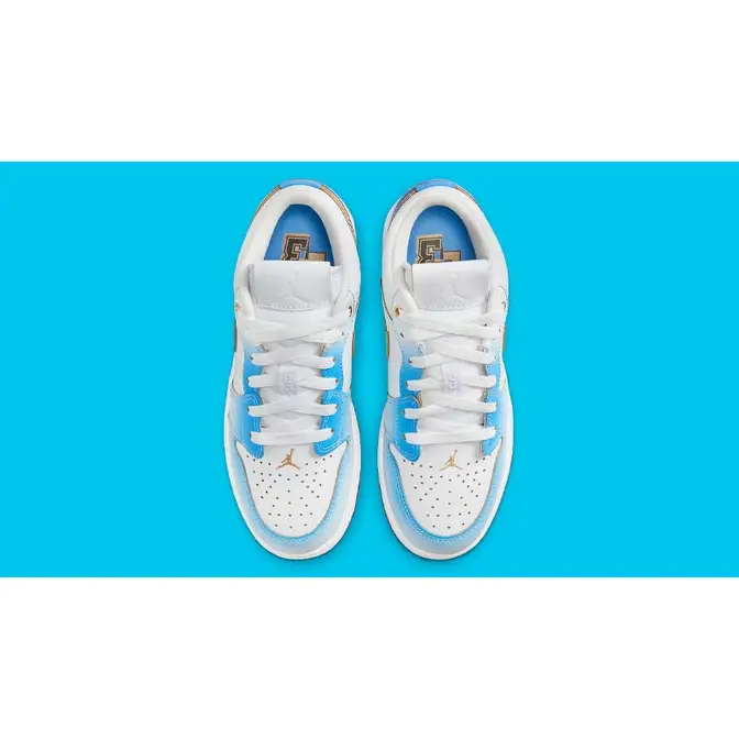 Air Jordan 1 Low SE GS Blue Gradient | Where To Buy | FN8895-141 | The ...