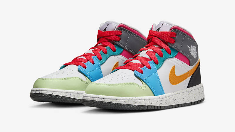 Air Jordan 1 Mid SE GS Multi front