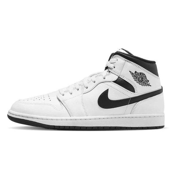 Air Jordan 1 Mid White Black
