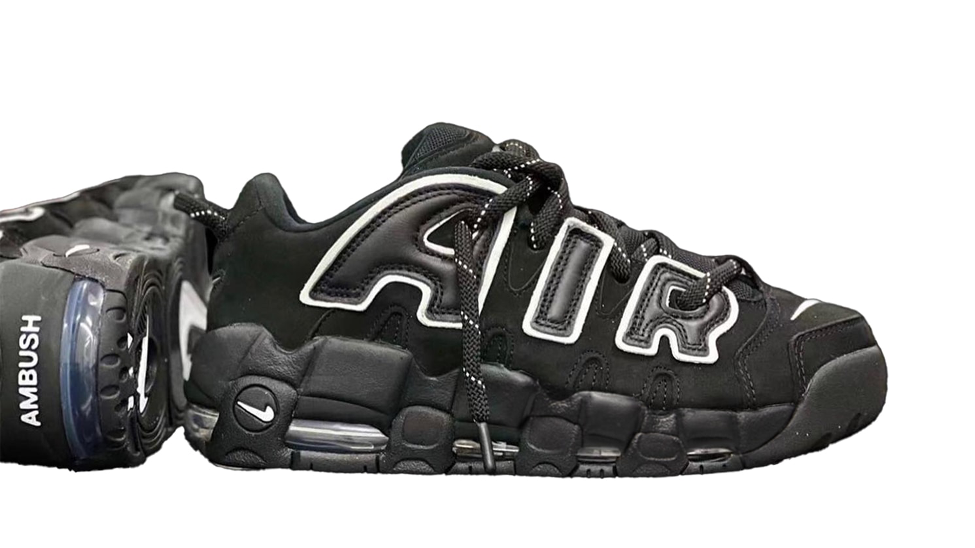 AMBUSH x Nike Air More Uptempo Low Black