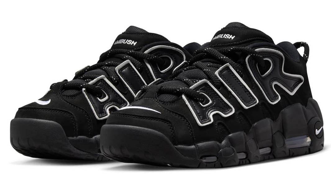 AMBUSH x Nike Air More Uptempo Low Black | Where To Buy