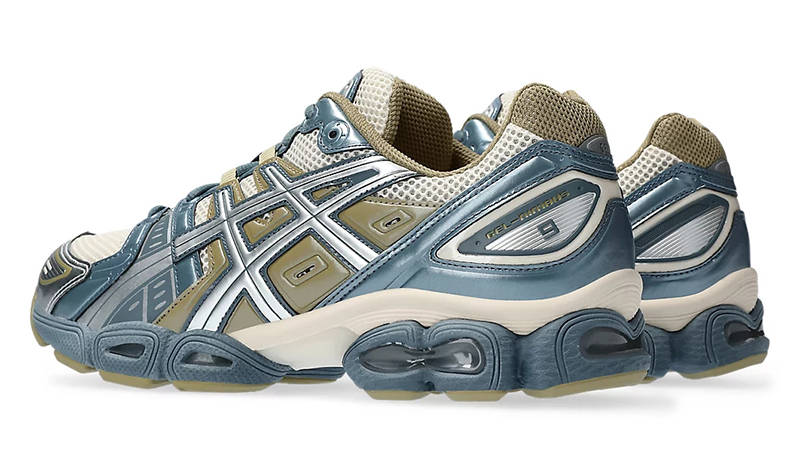 ASICS Gel-Nimbus 9 Oatmeal Ironclad 1201A424-251 Back