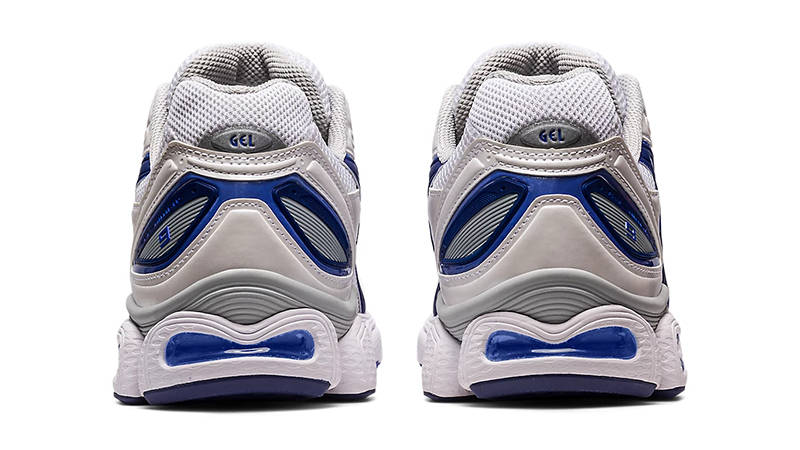 ASICS Gel-Nimbus 9 White Indigo Blue 1201A424-103 Back 2