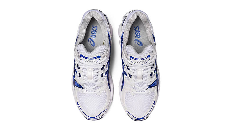 ASICS Gel-Nimbus 9 White Indigo Blue 1201A424-103 Top