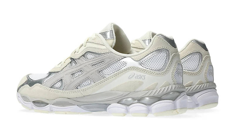 ASICS GEL-NYC White Oyster Grey 1201A789-105 Back