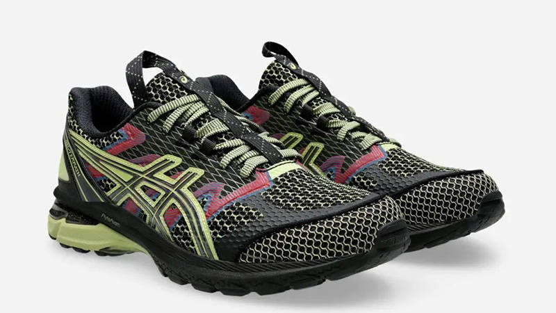 ASICS Gel-Terrain Black Green front