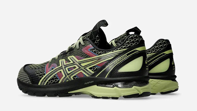 ASICS Gel-Terrain Black Green side