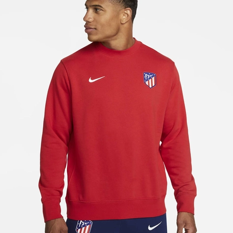 Atletico Madrid French Terry Graphic Sweatshirt Sport Red Feature