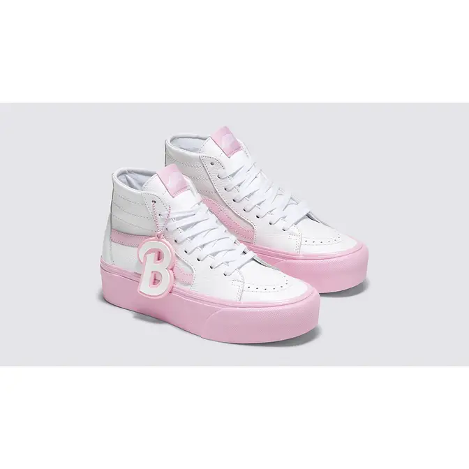 Barbie x Vans Sk8-Hi Tapered Stackform White Pink | Where To Buy ...