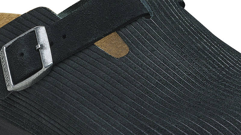 Birkenstock Boston Corduroy Black 1025270 Detail