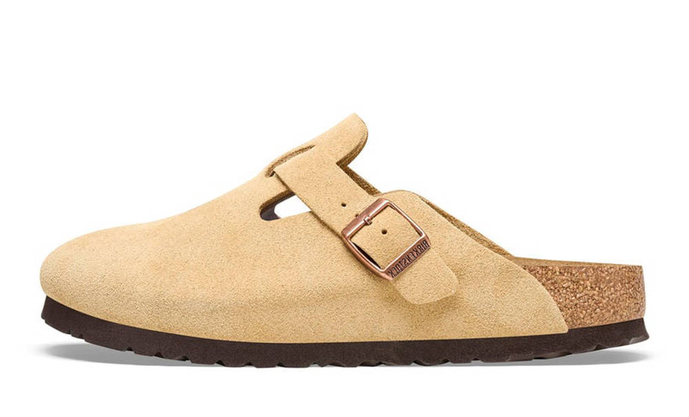 Birkenstock Boston Suede Latte Cream 1026181