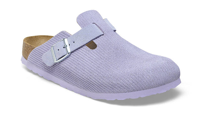 Birkenstock Boston VL Corduroy Purple Fog 1026126 Side