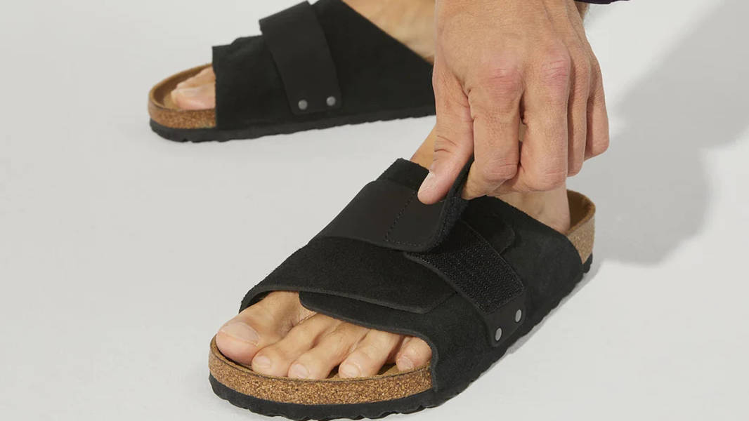 Birkenstock Kyoto Nubuck Suede Black 1022350 on fee