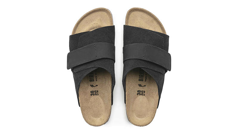 Birkenstock Kyoto Nubuck Suede Black 1022350 Top