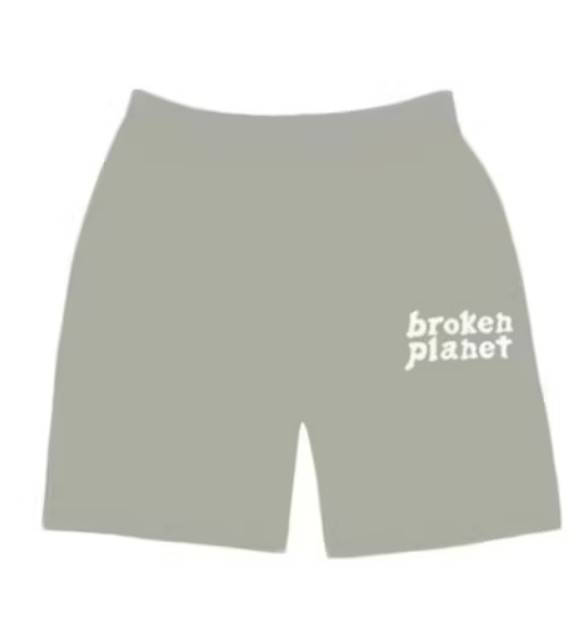 Broken Planet Market Basics Shorts Grey Feature