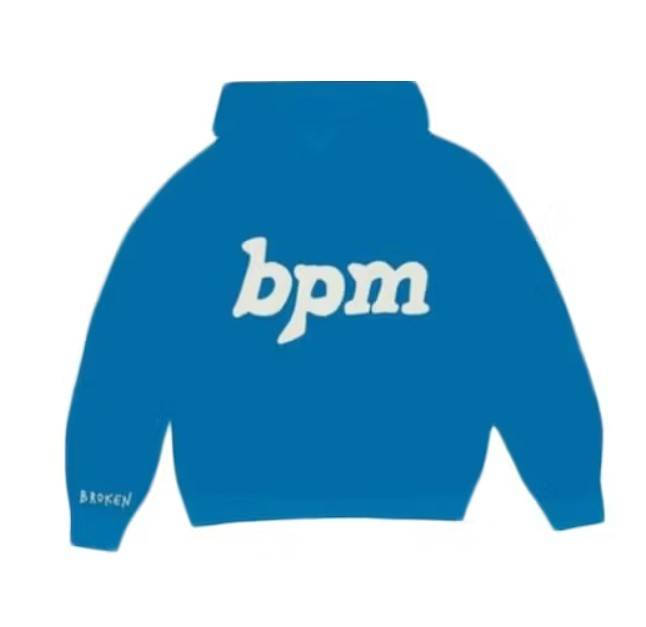 Broken Planet Market BPM Hoodie Blue Feature