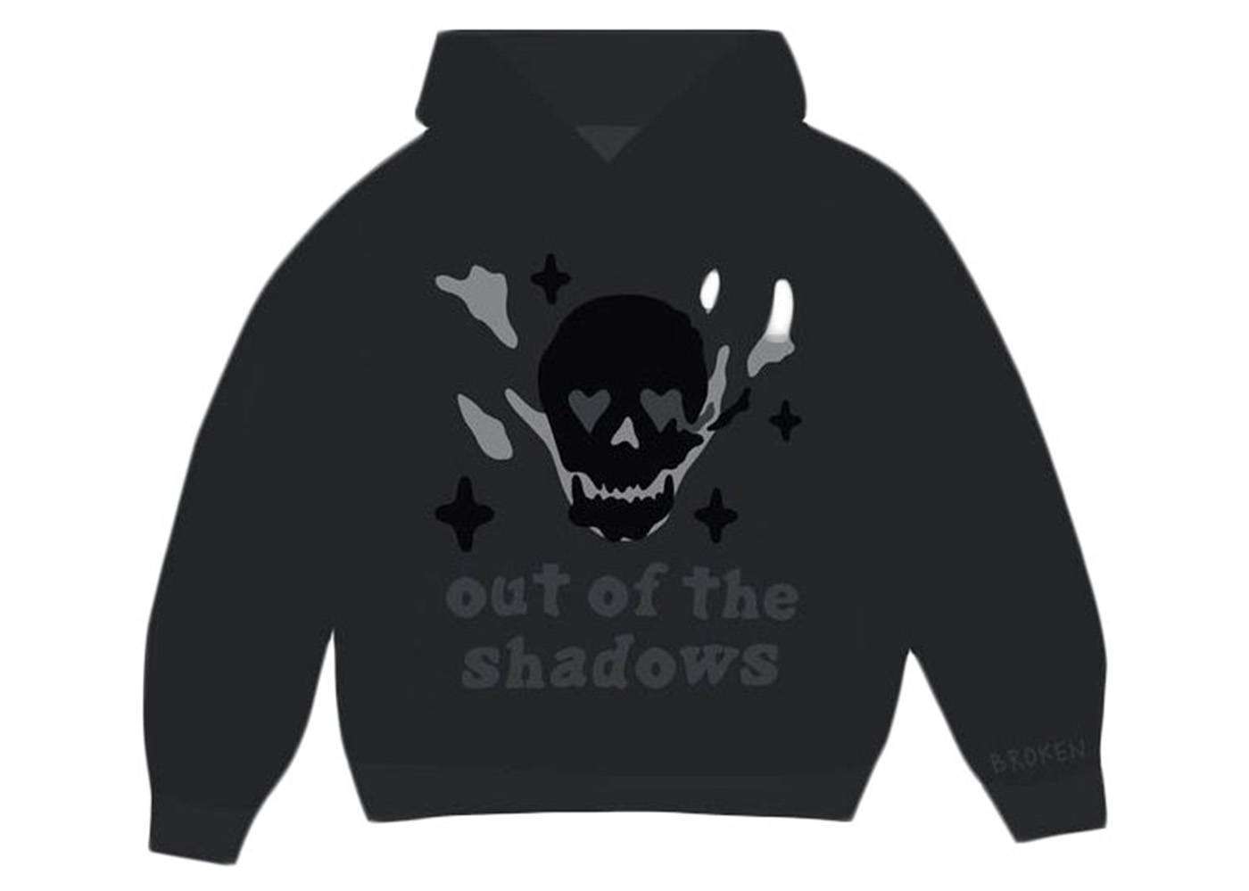 Broken Planet Market Out of the Shadows Hoodie Soot Black Feature