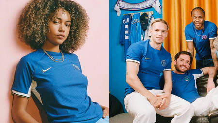 Chelsea FC's Latest 2023/24 Home Kit Arrives Without a Sponsor Chelsea FC's Latest 2023/24 Home Kit Arrives Without a Sponsor