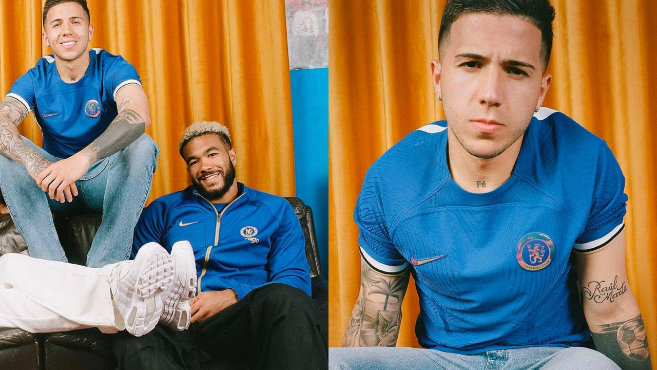 Chelsea FC's Latest 2023/24 Home Kit Arrives Without a Sponsor