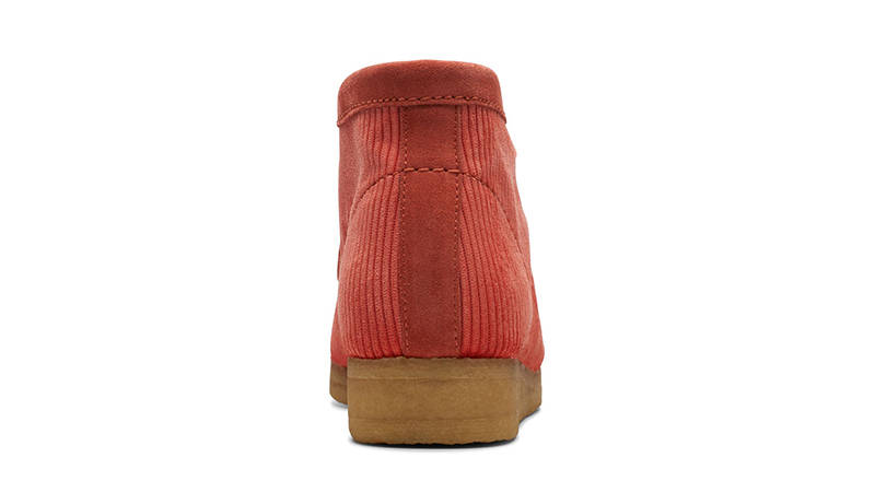 Clarks Wallabee Boots Coral Cord 26169851 Back