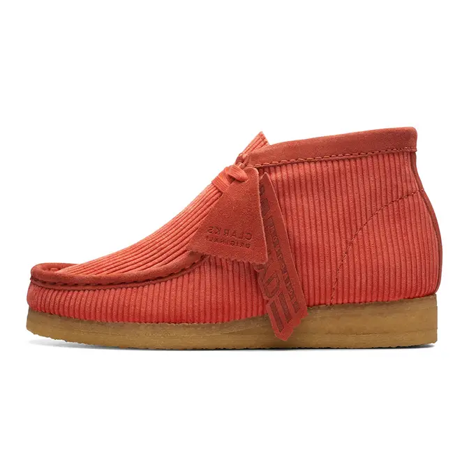 Wallabee coral hot sale suede