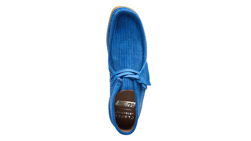 Clarks Wallabee Boots Pacific Blue 26169845 Top