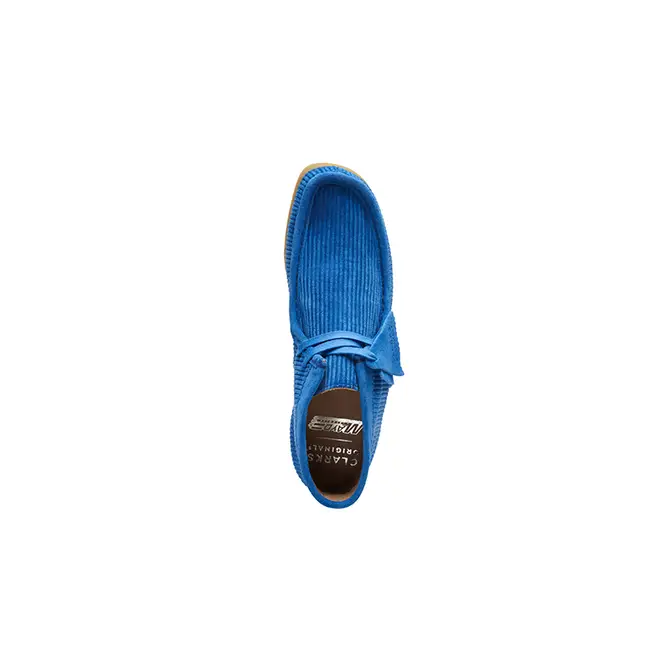 Royal blue clarks clearance wallabees