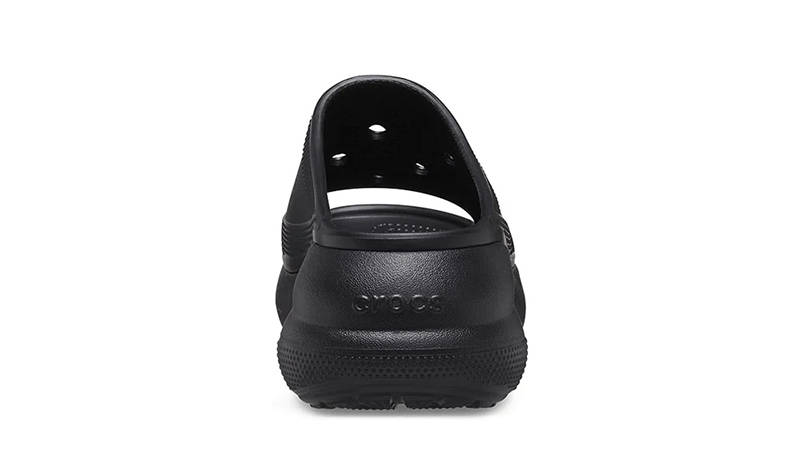 Crocs Classic Crush Slides Black 208731-001 Back