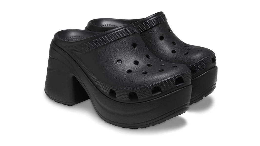 Crocs Classic Siren Clog Black 208547-001 Side