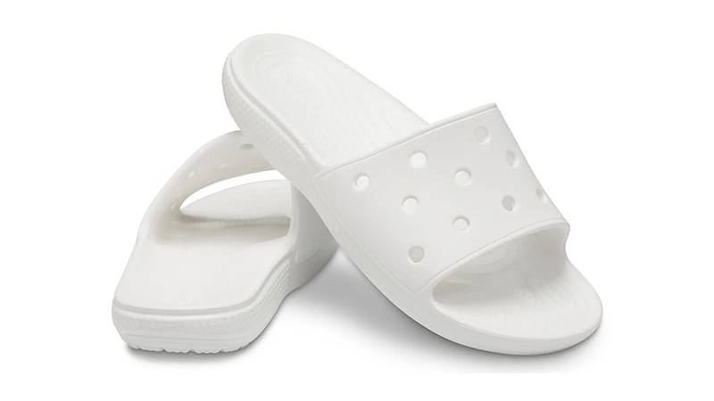 Crocs Classic Slides White 206121-100 Front