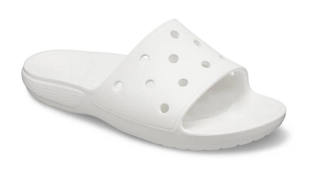 Crocs Classic Slides White 206121-100 Side